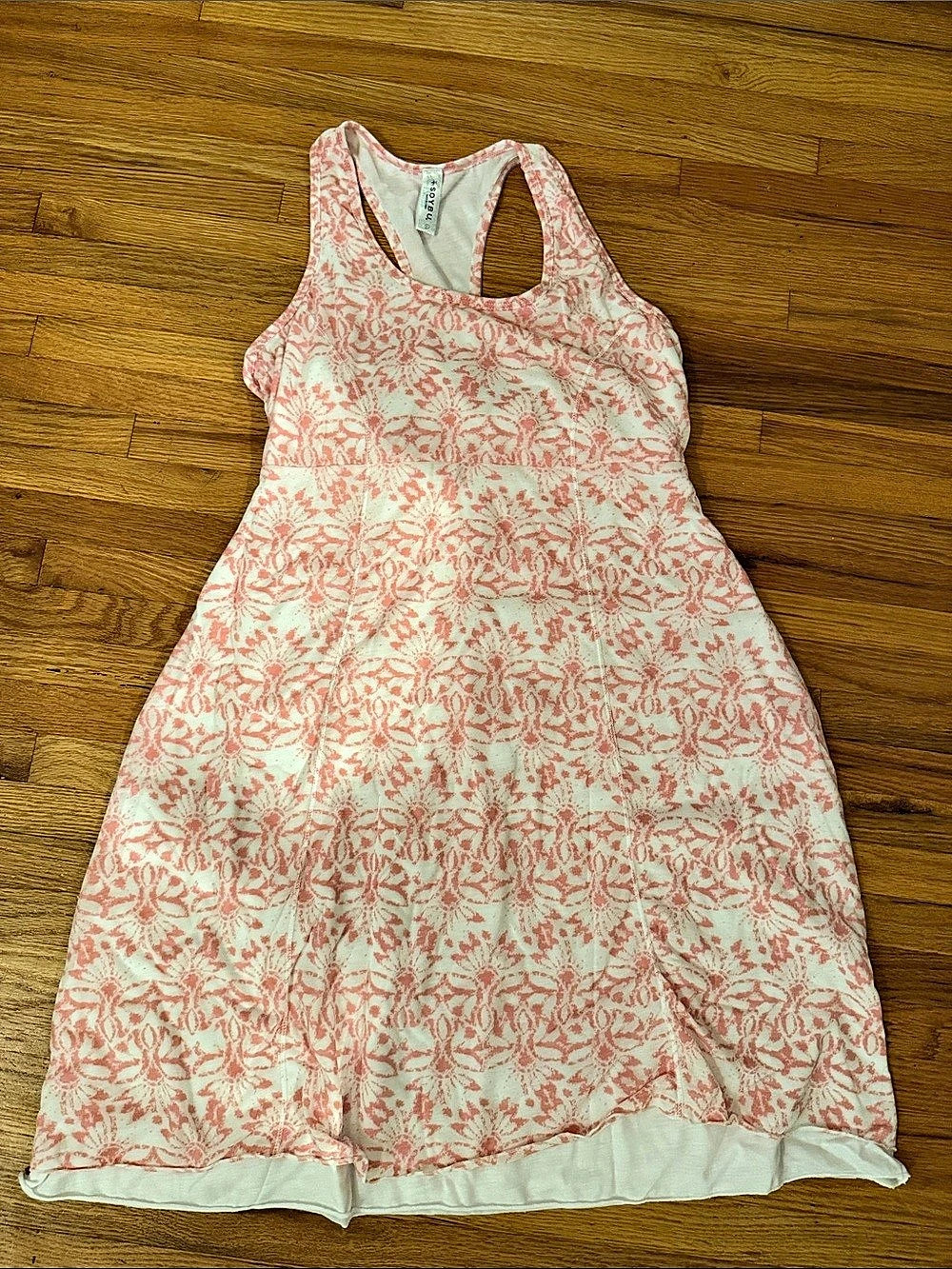 Soybu Floral Sleeveless Dress in Pink & White